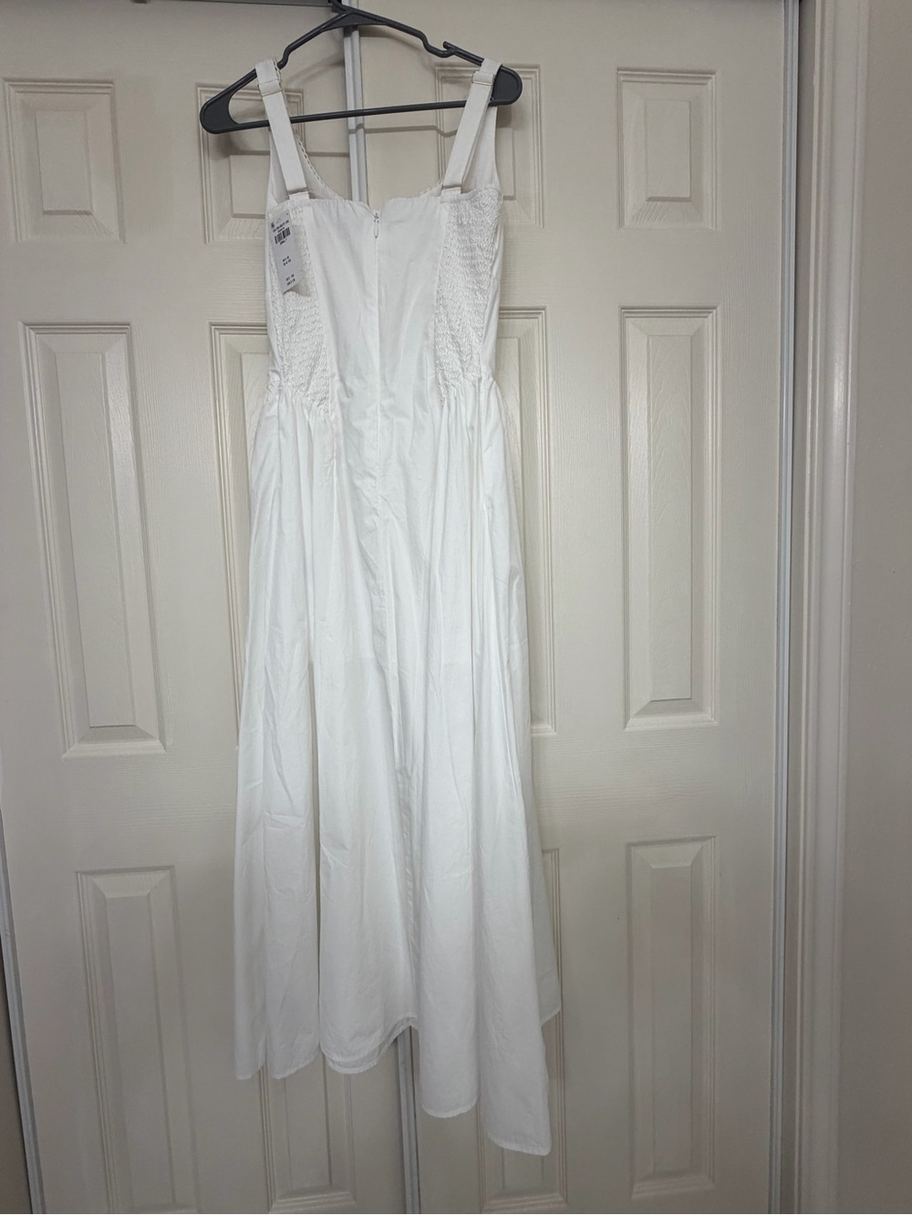 Abercrombie & Fitch White Dylan Midi Dress - Picture 4 of 6